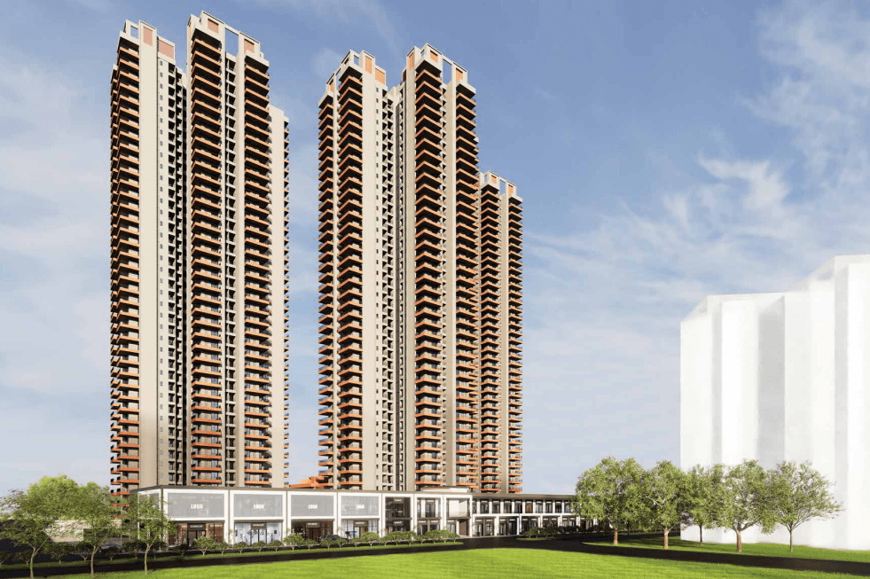 AU Cosmos Corner towers — three G+40 high-rises in Siddharth Vihar